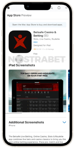 Betsafe app download ios