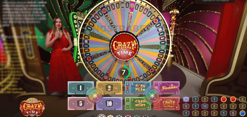 crazy time live dealer game