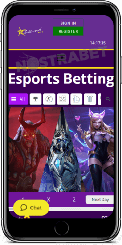 Hollywoodbets eSports on iOS