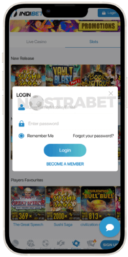 indibet ios app login