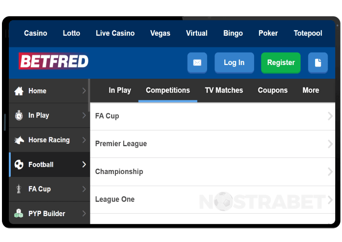 mobile website version of betfred