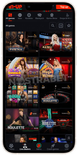 Pin Up Mobile Casino Live