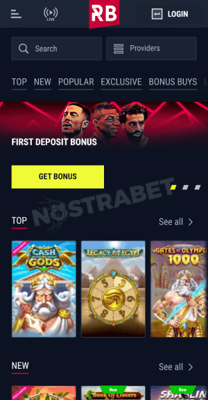 Rabona casino mobile