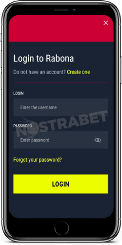 Rabona Login on iOS